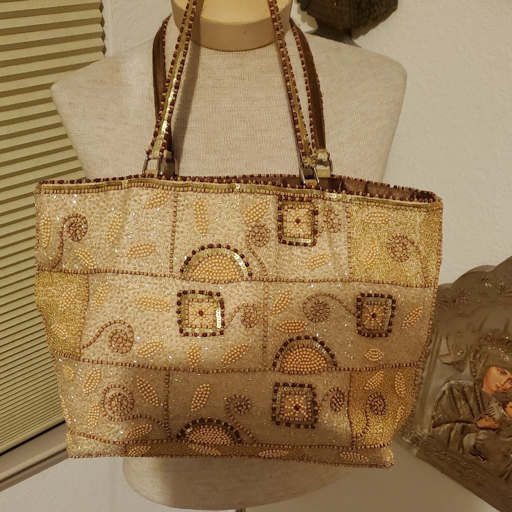 Christina beaded handbag